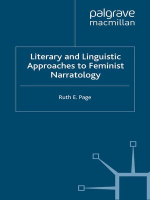cover image of Literary and Linguistic Approaches to Feminist Narratology